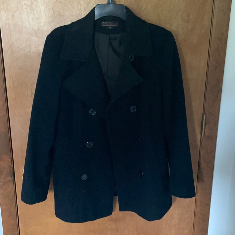 Women’s Black Pea Coat Small/Medium